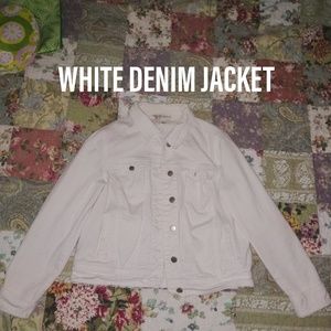 White Jean Denim Jacket
